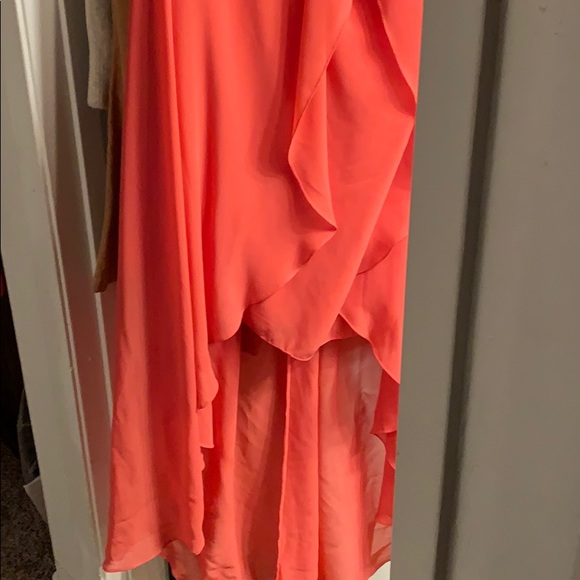 David’s Bridal Guava size 18 hi-low dress - Picture 3 of 5